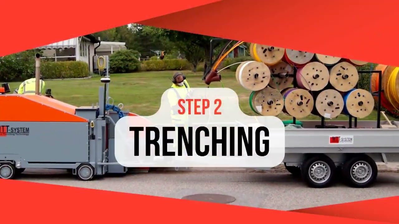 Micro trenching -  MTT system