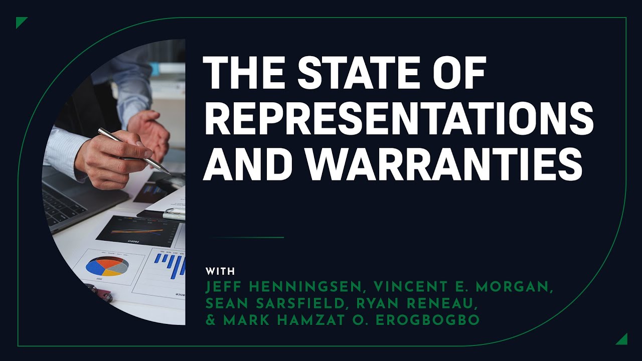 The State of Representations and Warranties