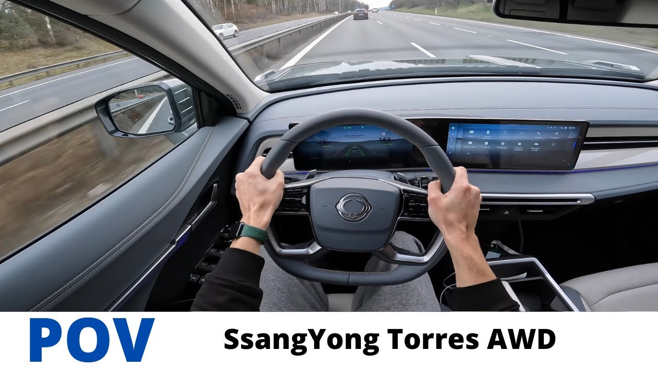 2025 SsangYong Torres 1.5 AUT. 4WD 4K POV Test Drive #19 | City driving, Autobahn, Twisty roads,…