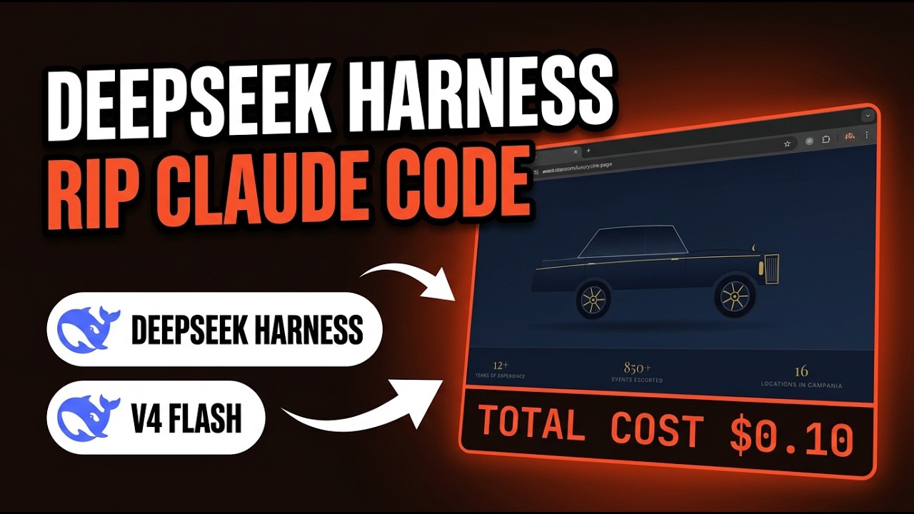 DeepSeek Harness + V4 Flash = конец Claude Code?