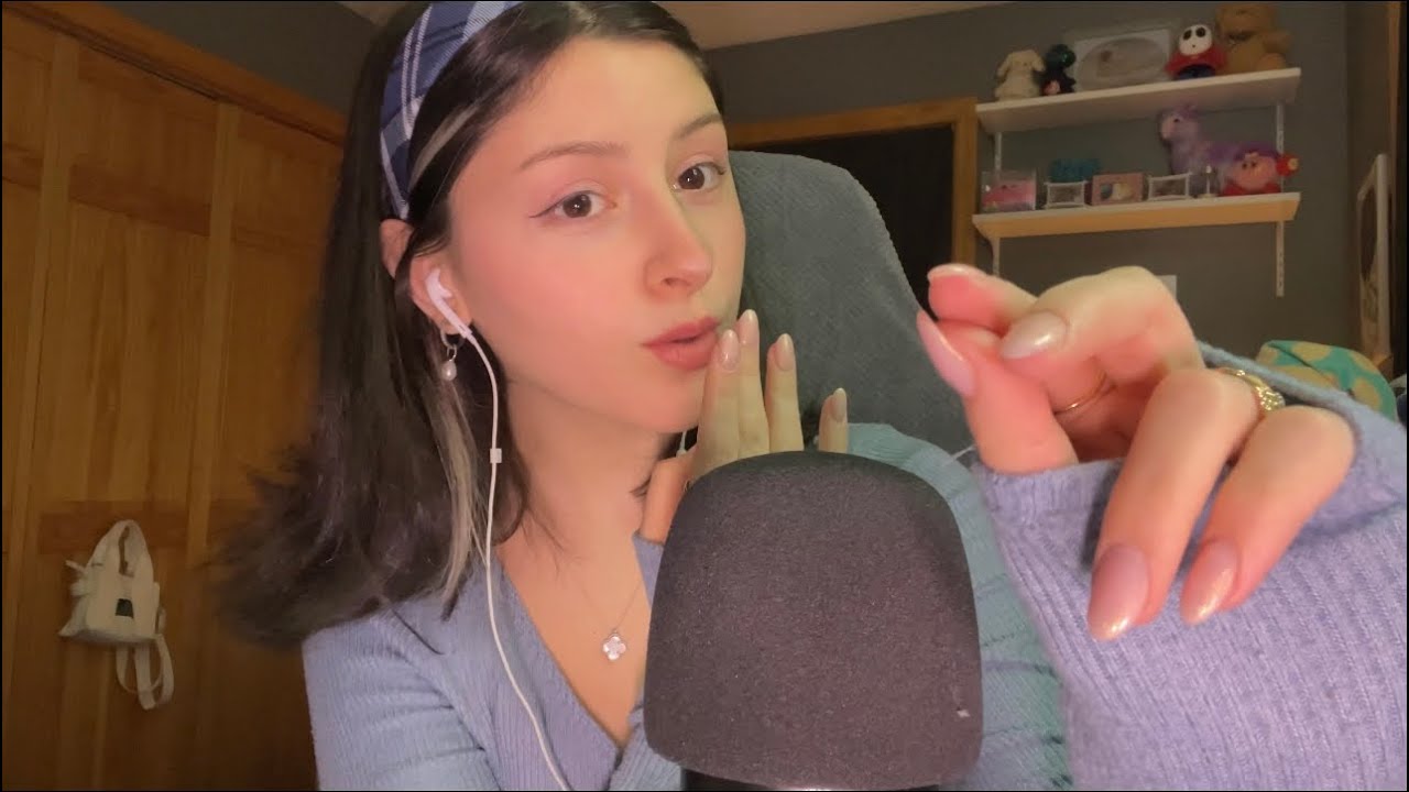 ASMR FAST Spit Painting 🫧 face attention, mouth sounds, hand movements, foley style :)