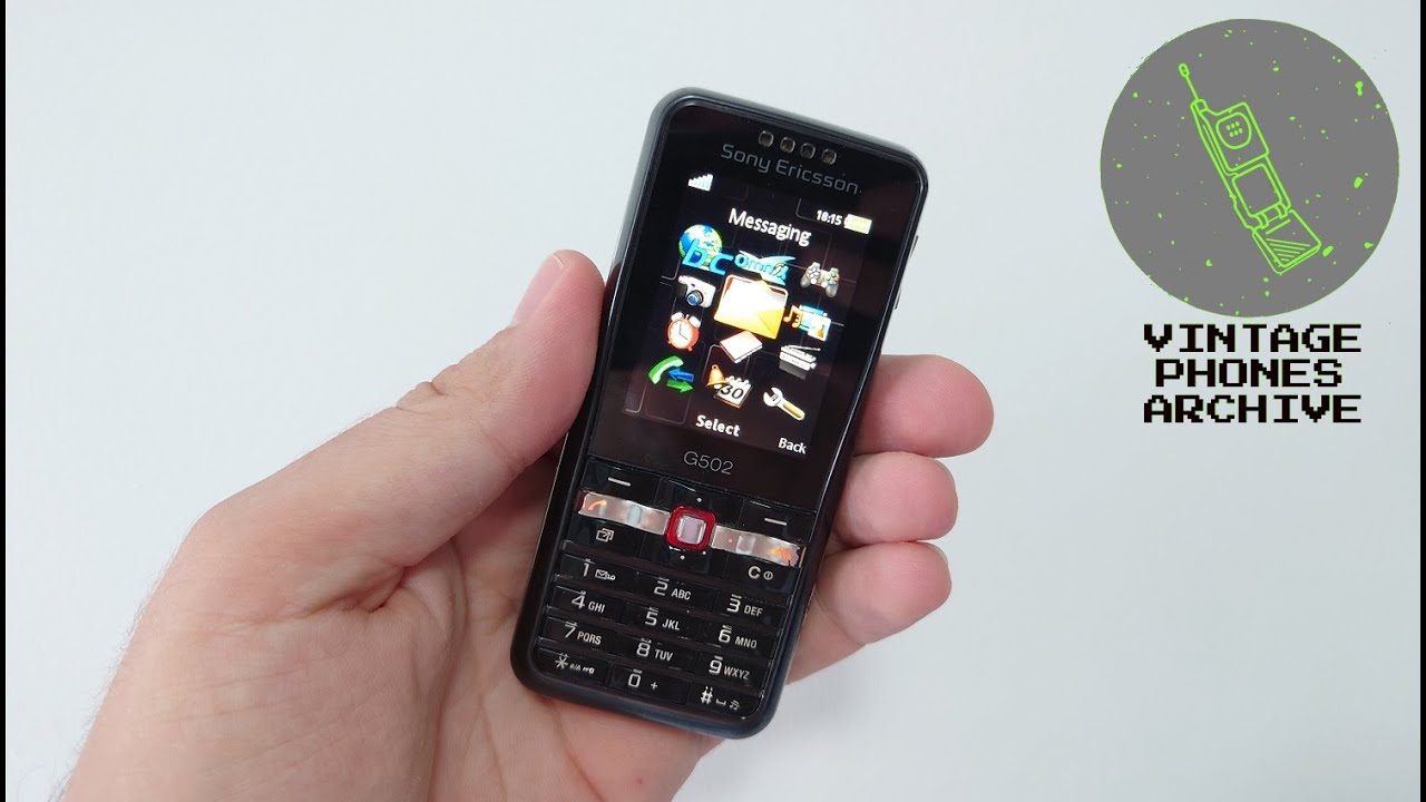 Sony Ericsson G502 Mobile phone menu browse, ringtones, games, wallpapers