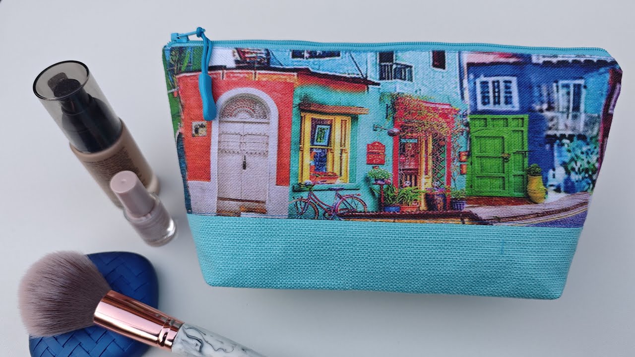 Como hacer un Neceser, Bolsa de Aseo o Estuche. Guapiiiiisimo 😍😍