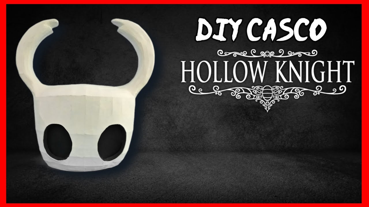 DIY casco de Hollow Knight con CARTÓN!! con plantillas GRATIS / German Art