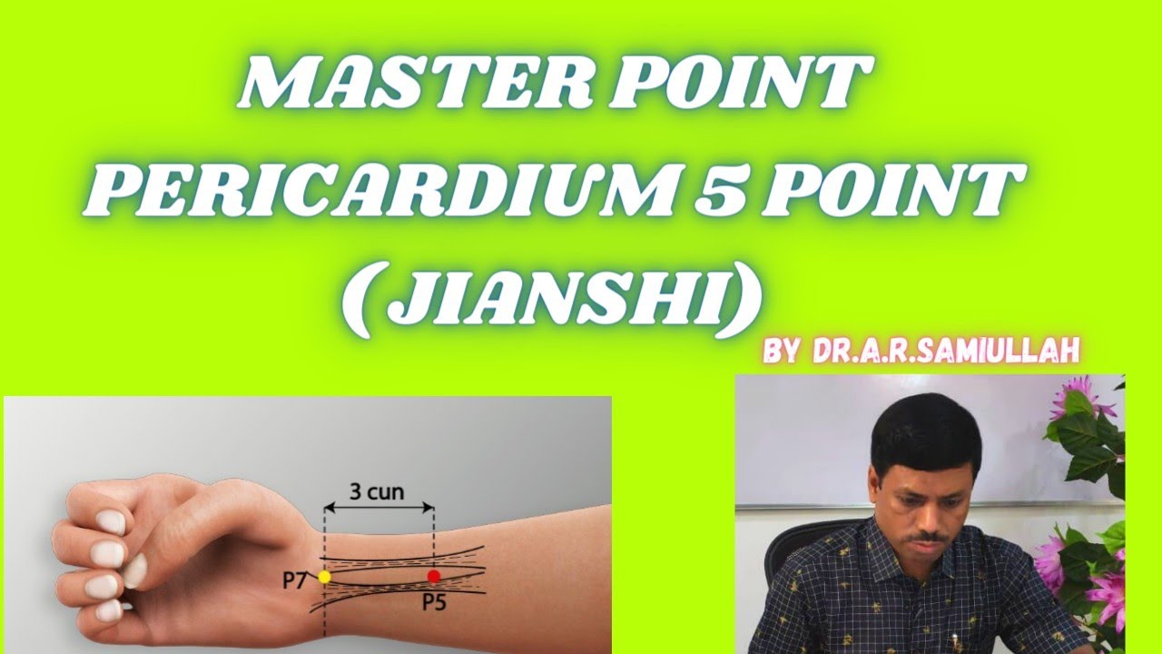 Master Point // Pericardium 5(jianshi)  Acupuncture Points