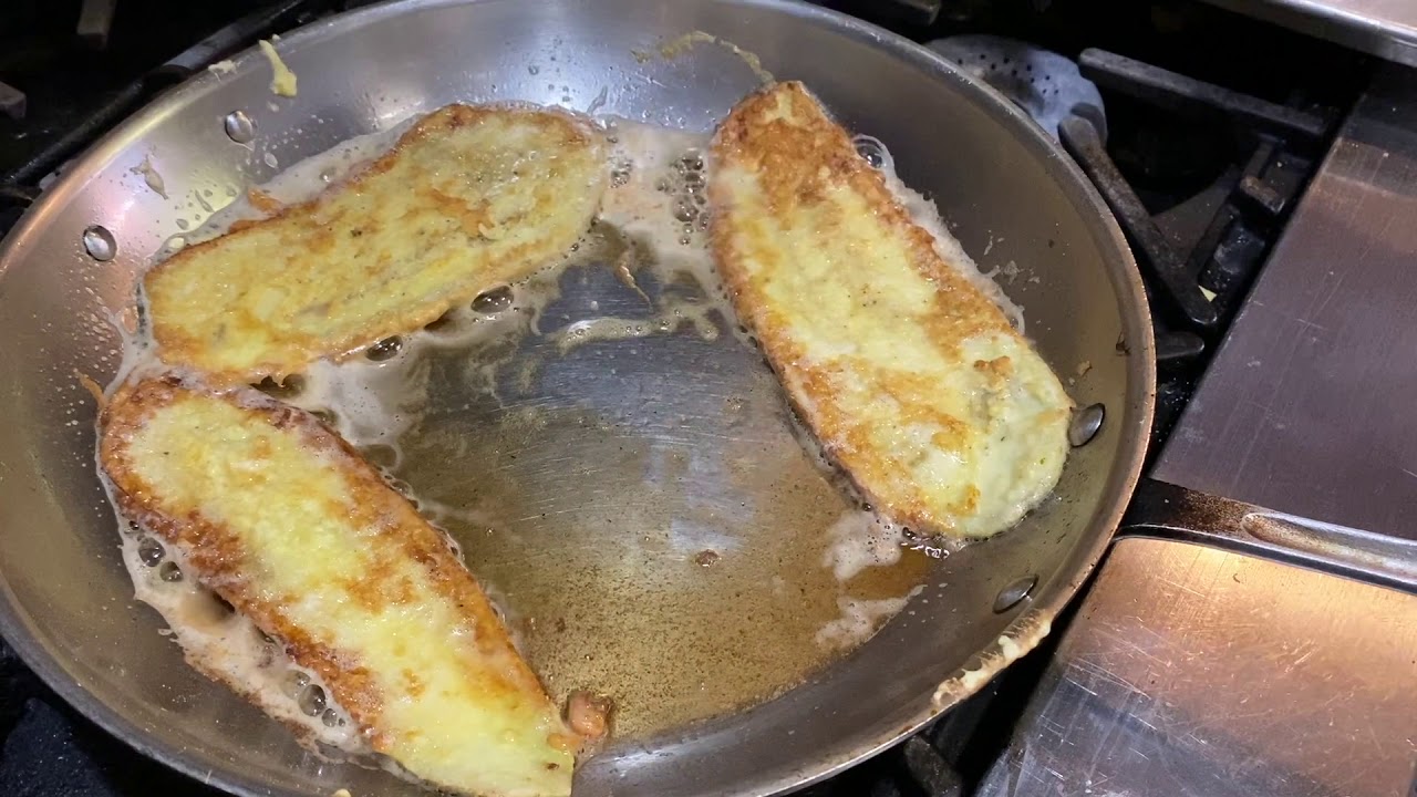 Italian Pan Fried Eggplant | Eggplant Parmesan