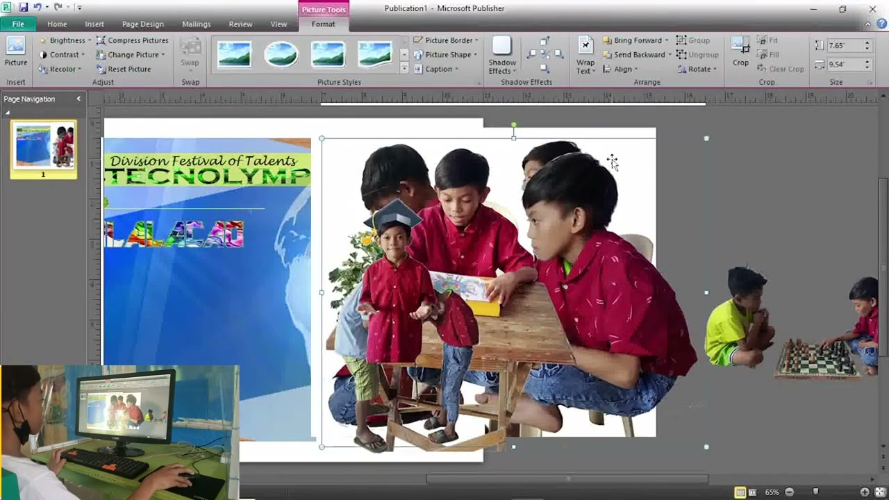 DIVISION FESTIVAL OF TALENTS 2021TECHNOLYMPICS: Invitation Card Making