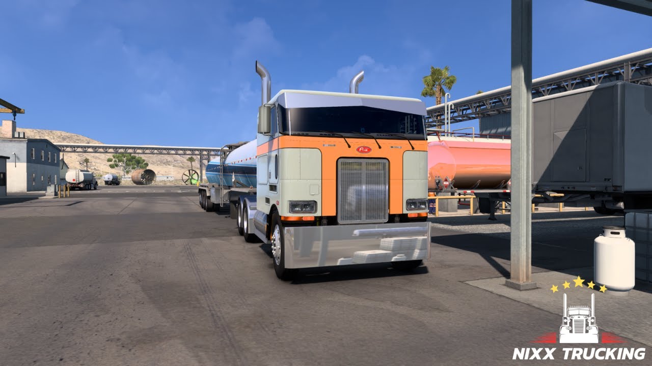 Cabovers Are Back Peterbilt 362 - CAT 3406 - Hauling Pesticide - American Truck Simulator