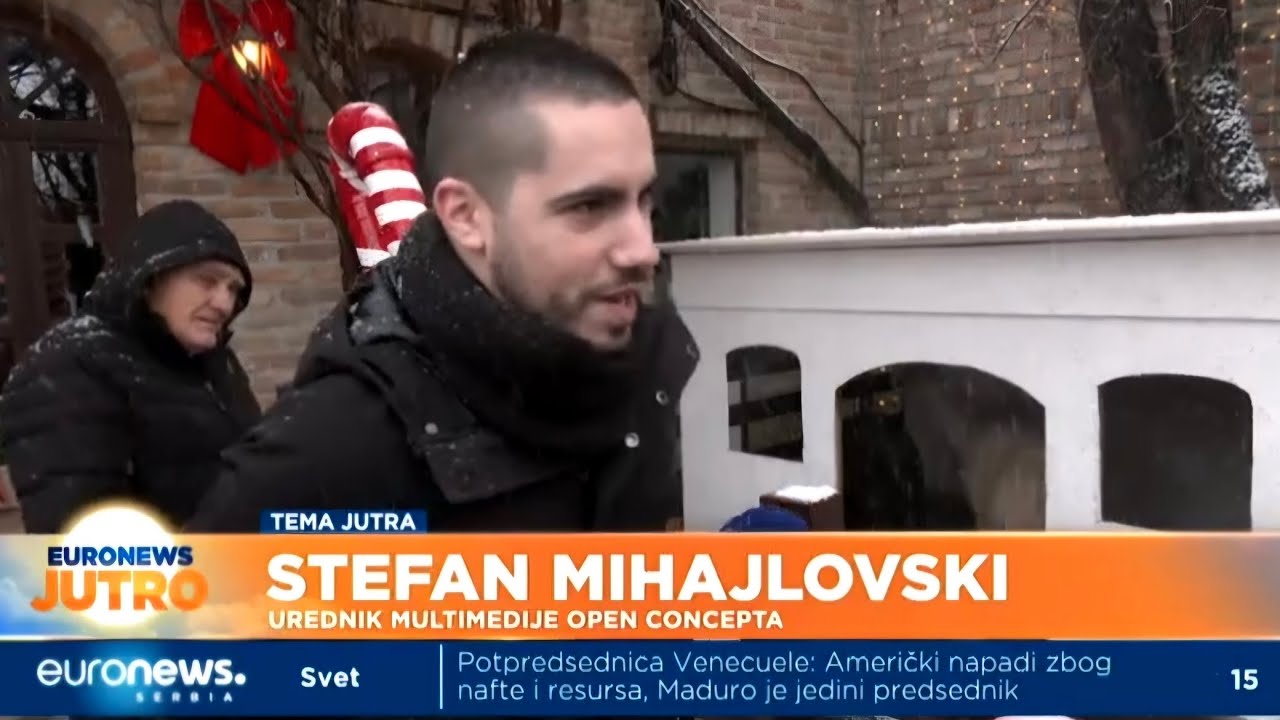 Stefan Mihajlovski - Alpake na Open Concept Bazaru (Euronews Jutro, 04.01.2026.)