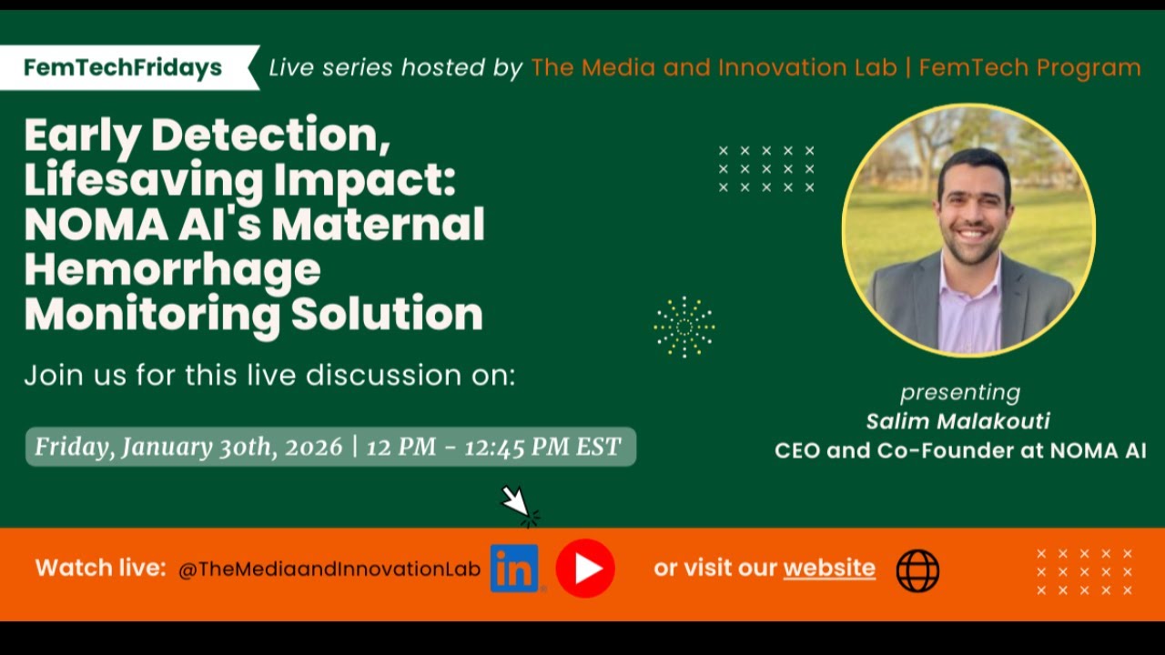 FemTech Fridays (Live Series): Salim Malakouti (January 30, 2026)