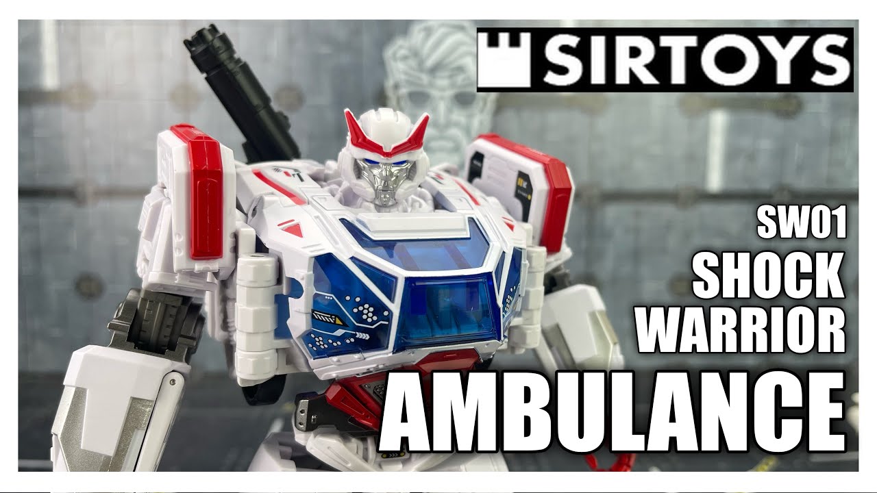 Shock Warrior 01 SW01 Ambulance Oversize Studio Series Bumblebee Movie Ratchet Review