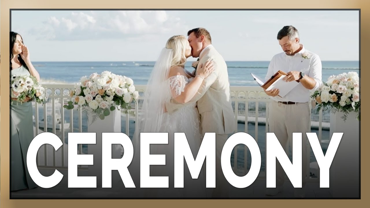 Emerald Grande Wedding Ceremony in Destin, FL |  McKenna + Josh | Destination Wedding Videography