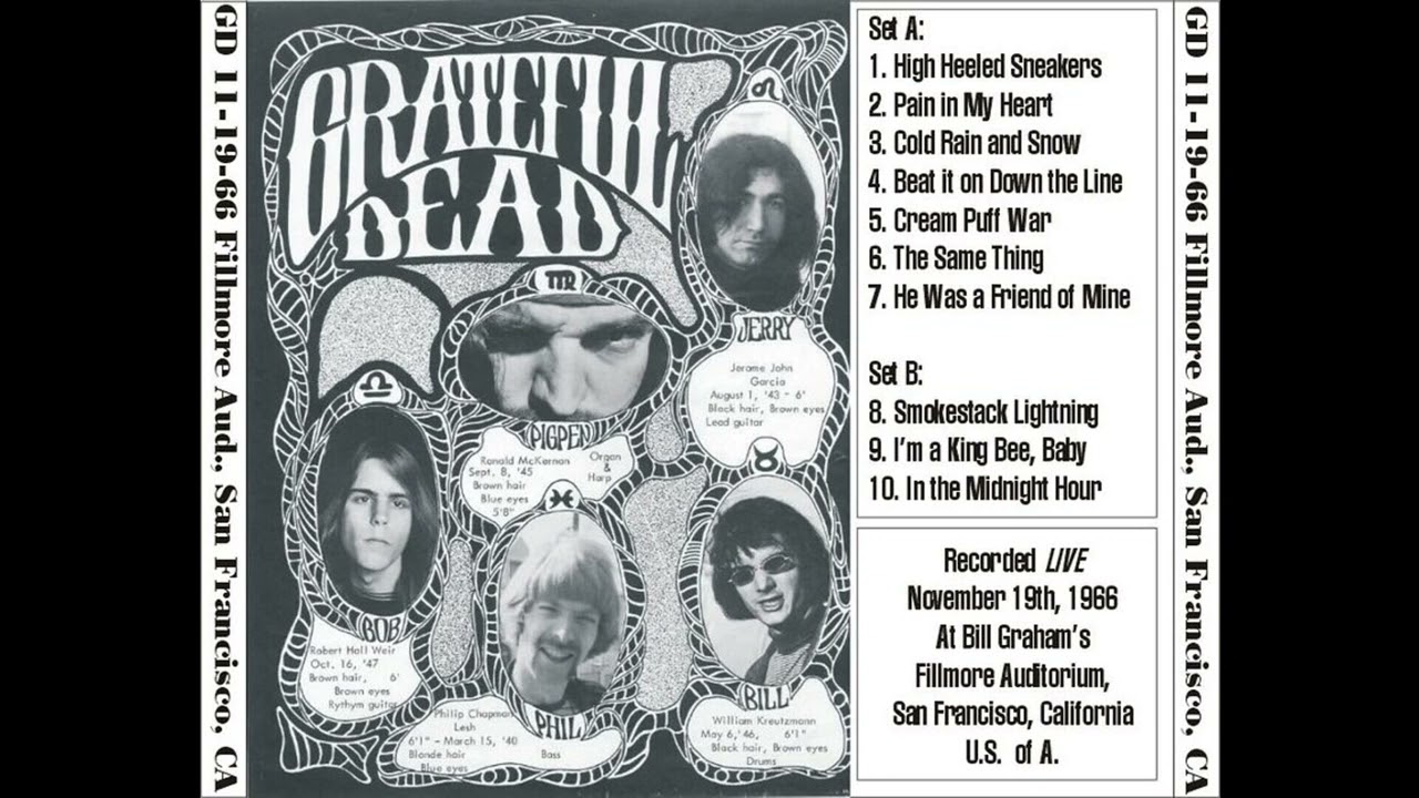 Grateful Dead - The Same Thing (11-19-1966 at Fillmore Auditorium)