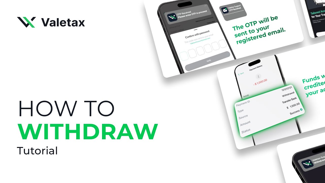 How to Withdraw Funds from Your Valetax Account