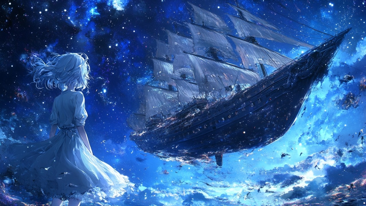 The Ship Sailing Through the Star Sea | Celtic Fantasy Music - Healing Vocal