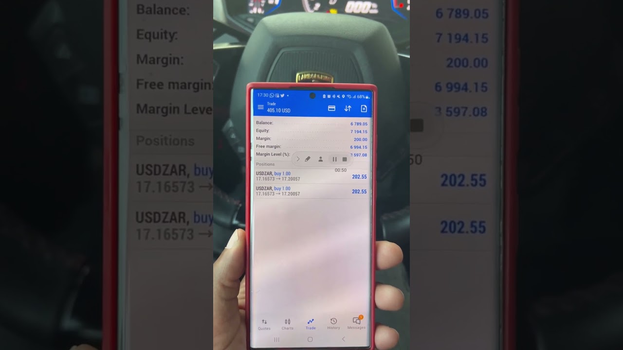 Zim Forex Trader Brandon.Angelo Trading NFP LIVE 🎯#nfp #forexlifestyle #lamborghini  #dubailife #fx