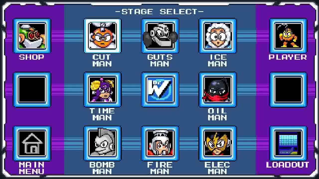 [PC] 메가맨 어게인(Mega Man Again) - 올 클리어 영상 [720p 60FPS]