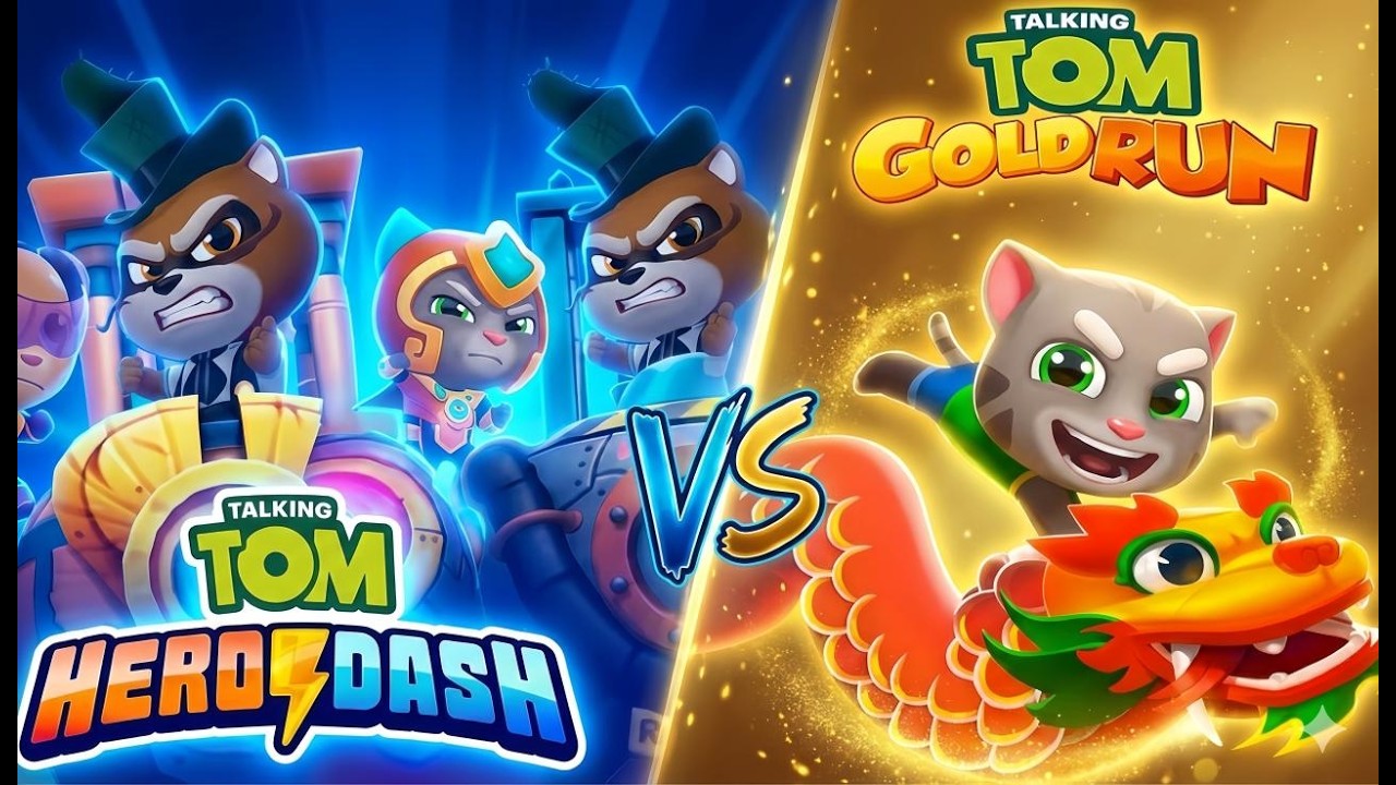 Hero Dash or Gold Run? The Ultimate Talking Tom Challenge!