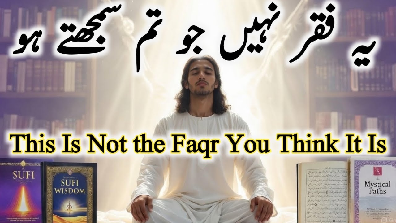 یہ فقر نہیں جو تم سمجھتے ہو|This is not the Faqr you think it is