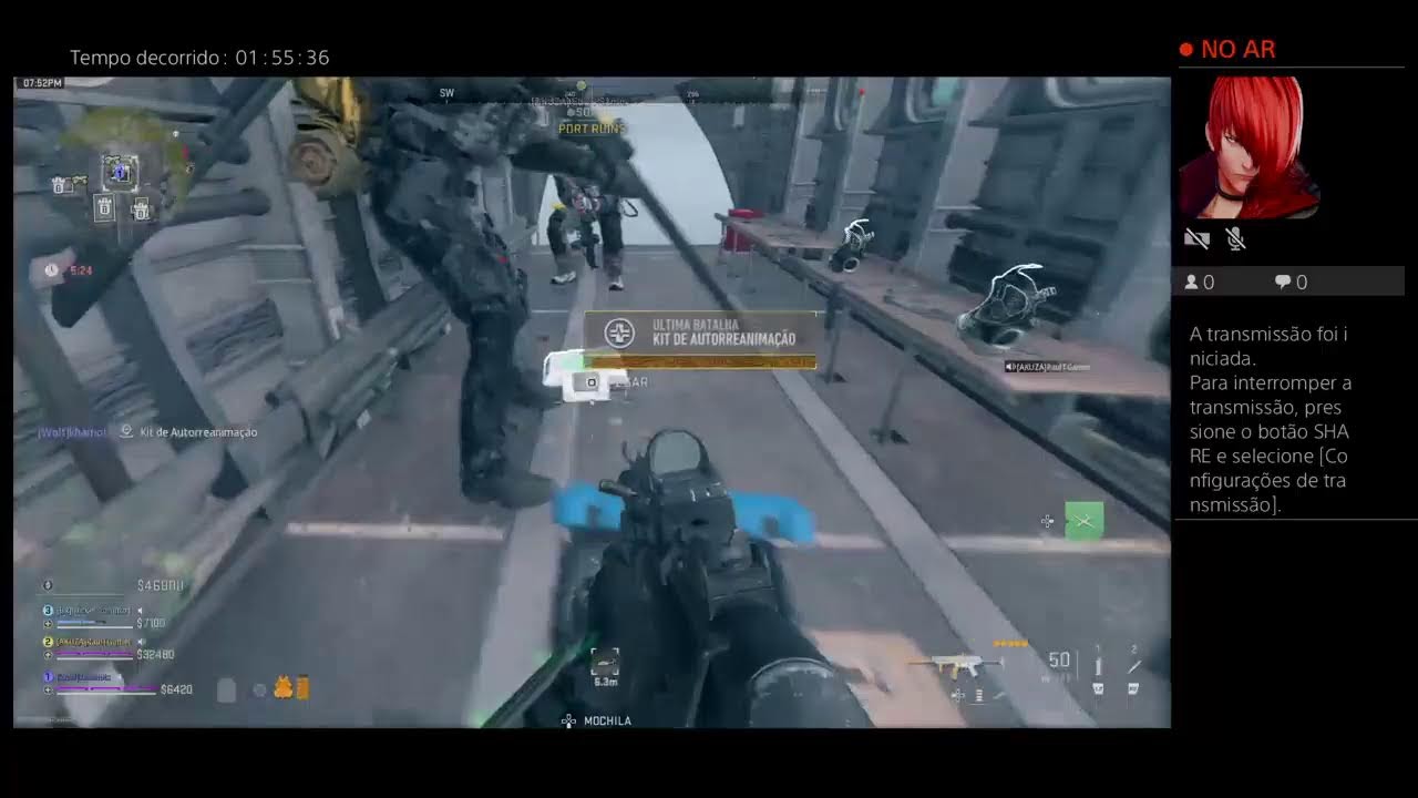 Transmiss&atilde;o ao vivo do PS4 de khamots