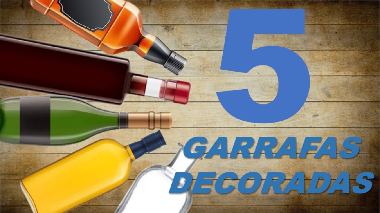 5 IDEIAS INCRÍVEIS DE DECORAÇÃO EM GARRAFAS DE VIDRO @luci buzo