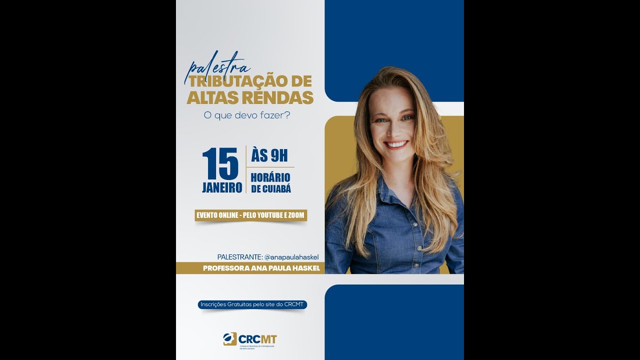 Palestra - Tributação de Altas Rendas: O que devo fazer?
