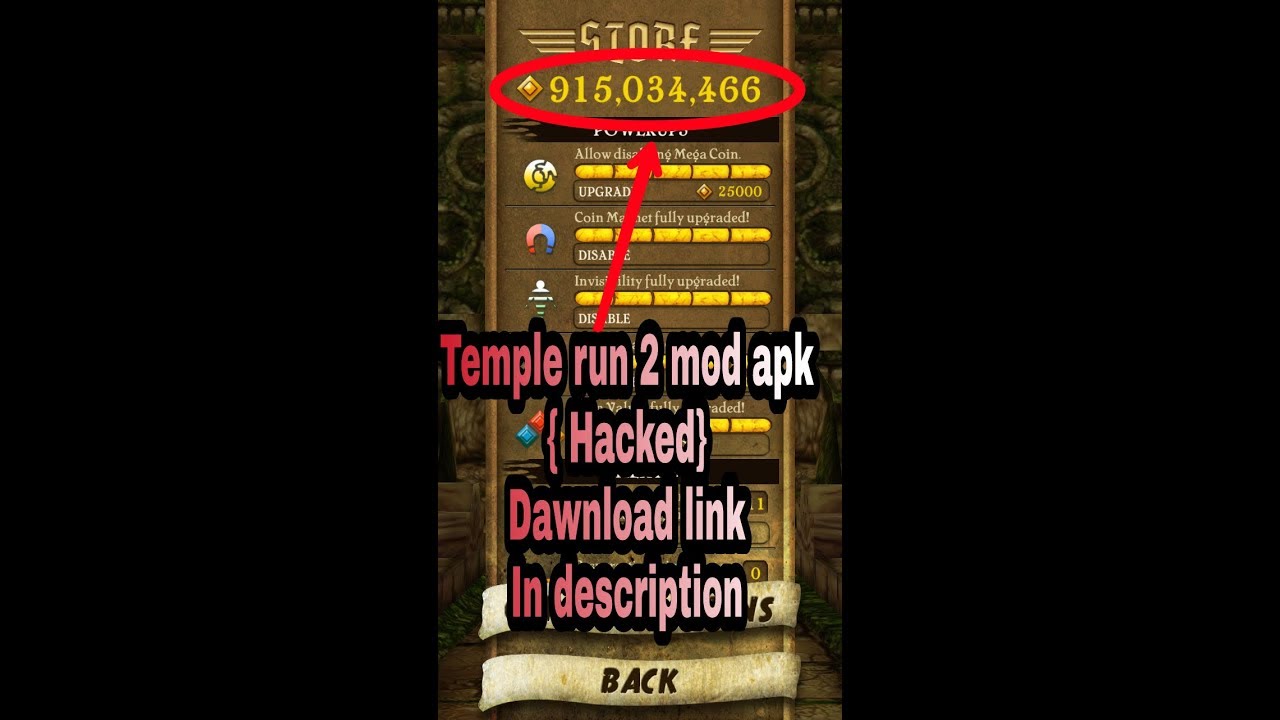 How to download temple run 2 mod apk {hacked}