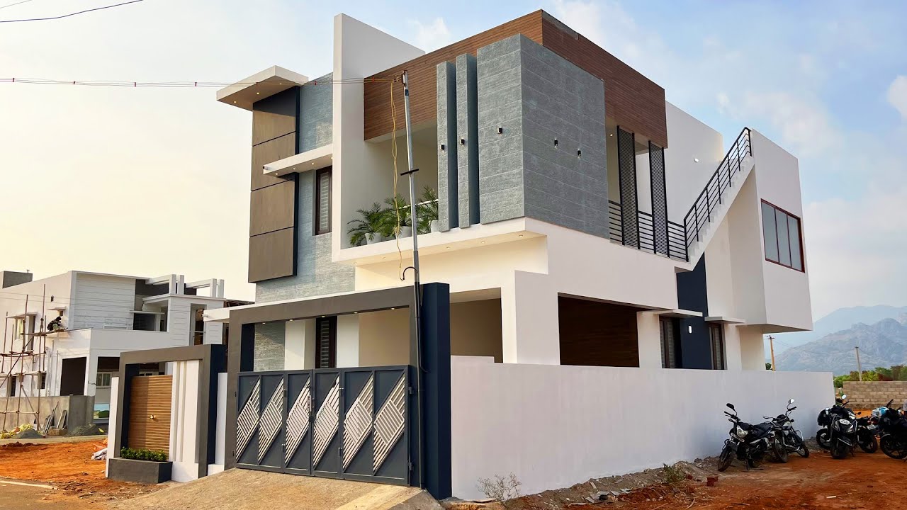 இப்படி ஒ௫ வீடு இ௫ந்தா போதும்👌 Modern Contemporary Design 3BHK Duplex House with Creative Interiors