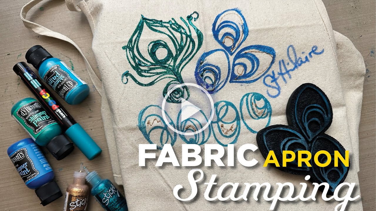 Foam Stamping on Fabric –Tutorial Tidbits