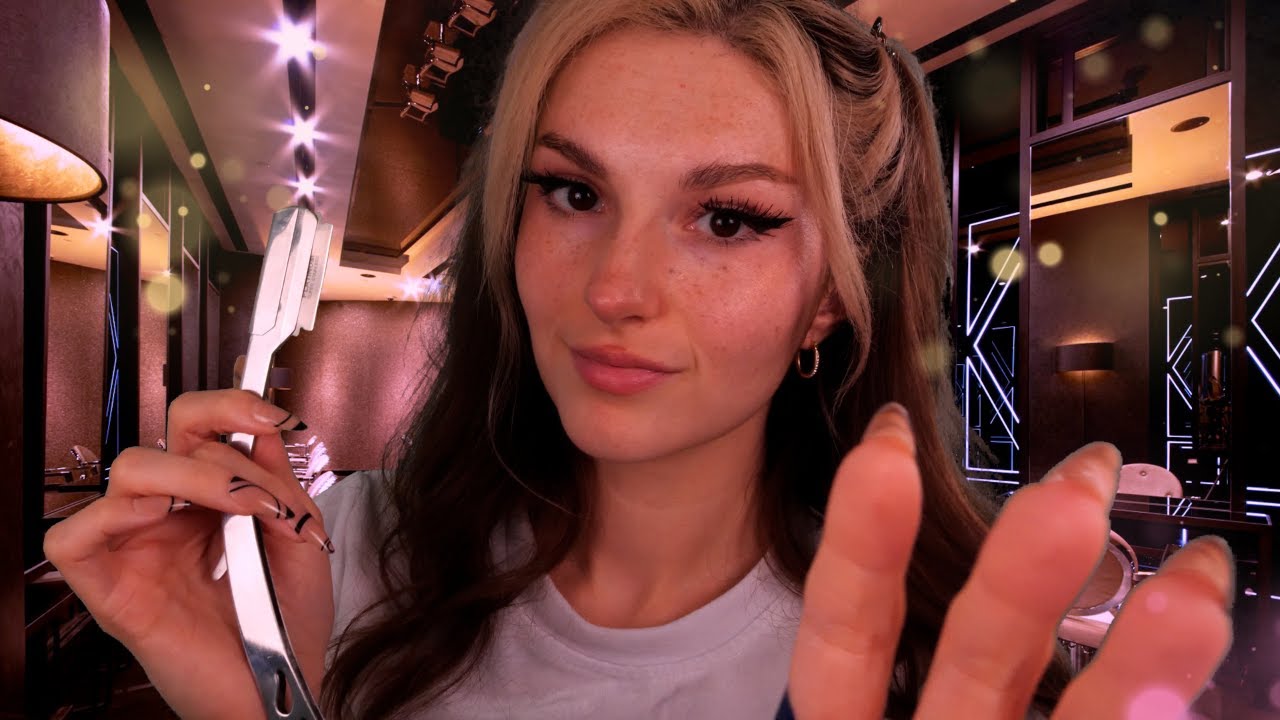 ASMR Men's Relaxing Pampering, Haircut, & Shave