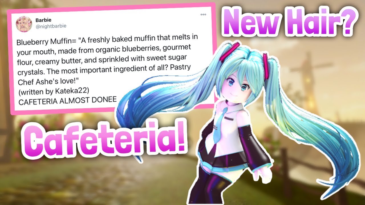 NEW SCHOOL CAFETERIA ALMOST DONE! BUTLERS? NEW HAIR? Royale High Leaks