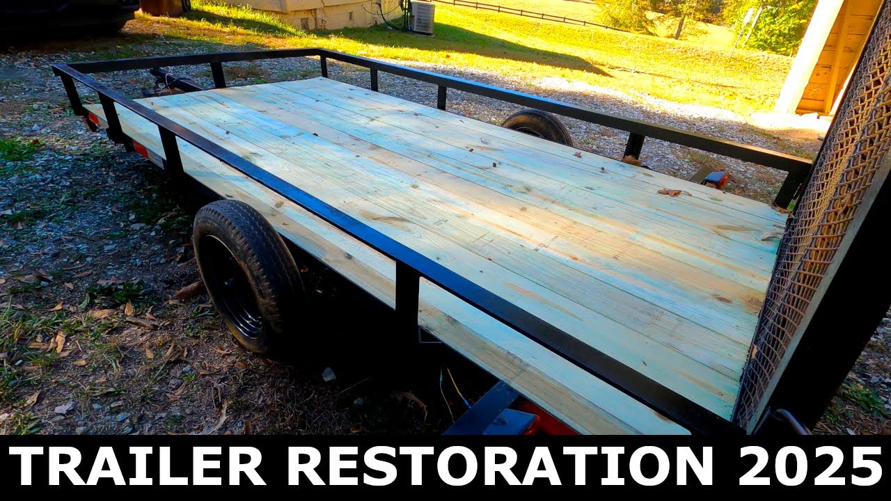 5x10 Utility Trailer Restoration — Rusted Project Brought Back to Life