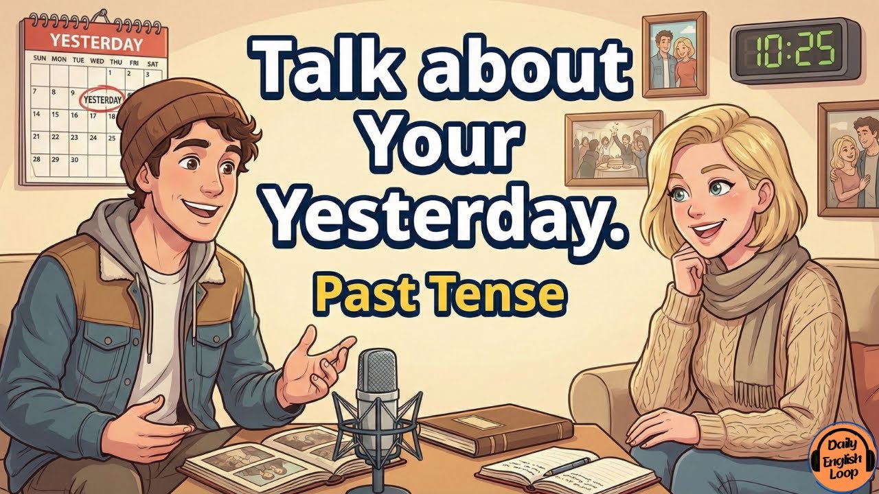 Talking About Your Day in the Past | English Learning | Easy Conversation for Beginners