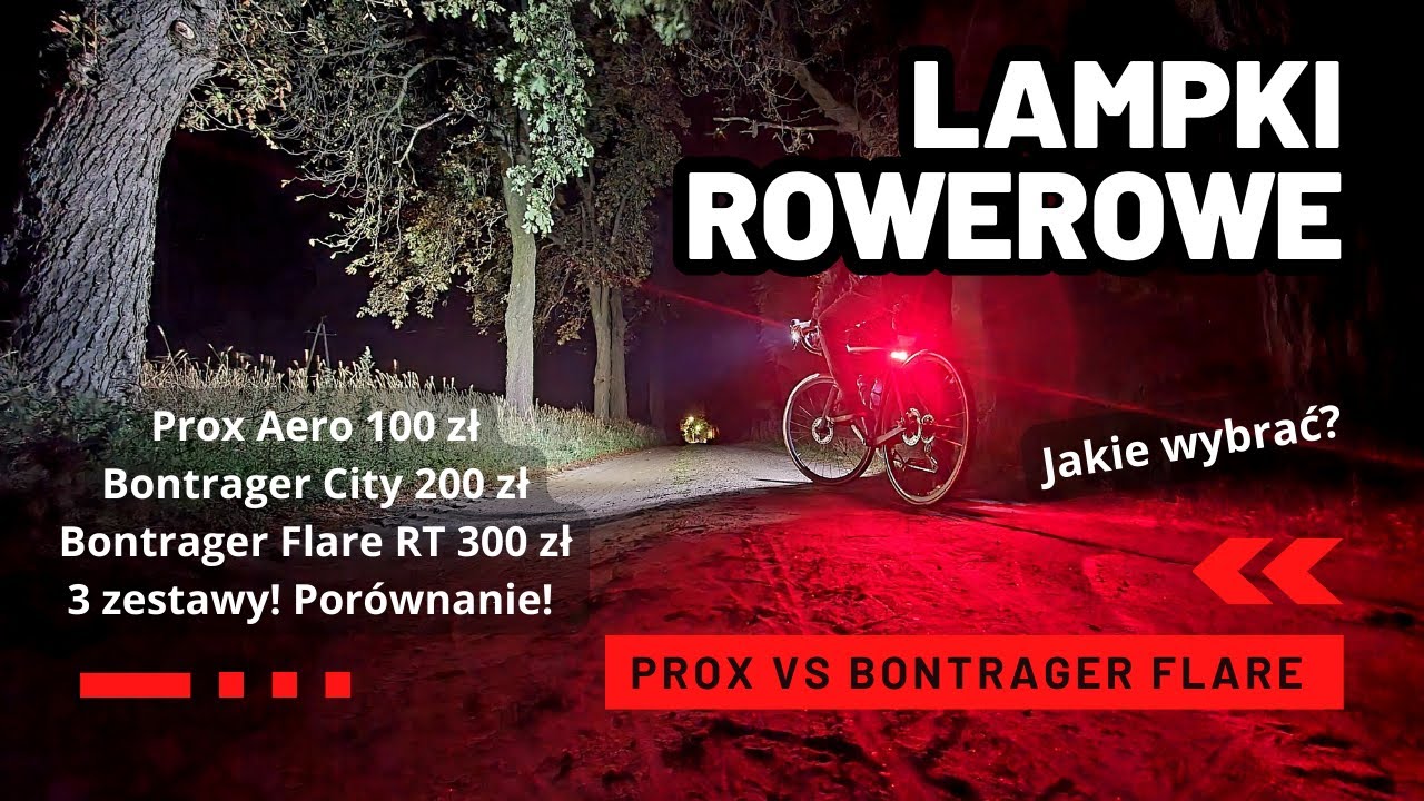 Lampki rowerowe - jakie wybrać? Prox Aero vs Bontrager Flare, mega test!