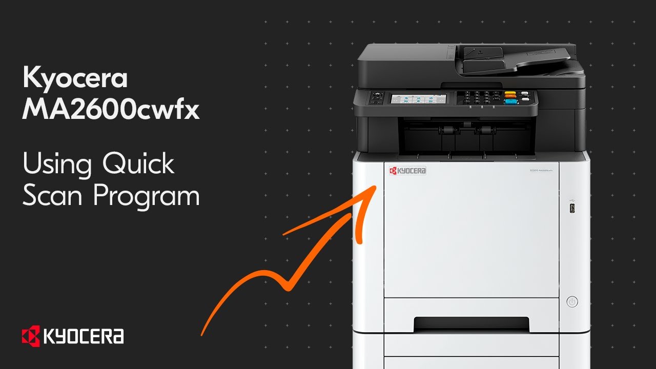 MA2600cwfx Series Use Quickscan Utility