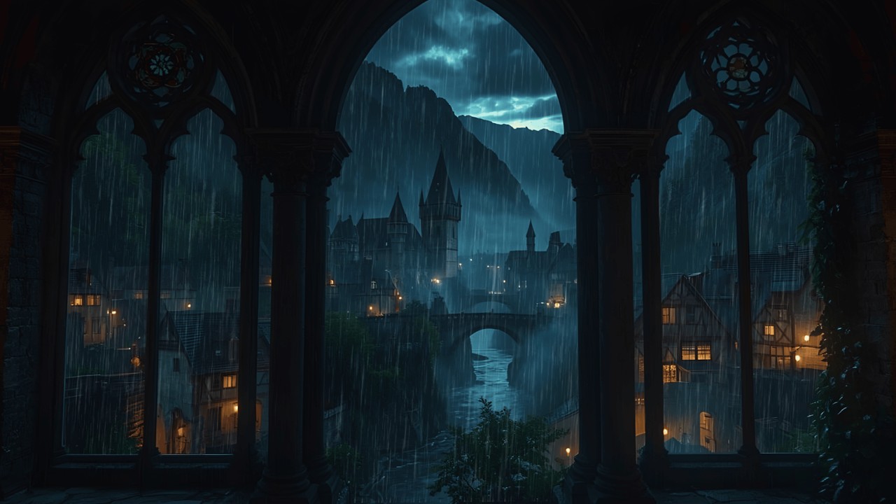 Peaceful Atmosphere and Get Sleep Soundly in Medieval Castle Window