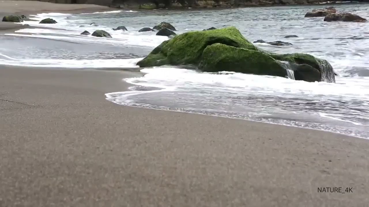 OCEAN AND BEACH DRONE VIEW | OCEANIC BEAUTY | NATURE 4K