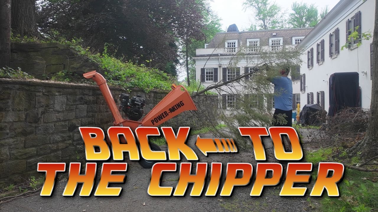 Wood Chipping for Days, New wood chipper and Dump Cart, Storm Clean up Episode 4