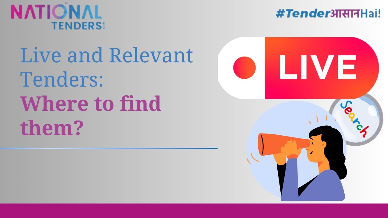 Where to Find Live Tenders &ndash; Free & Paid Sources You Should Know 📝💼