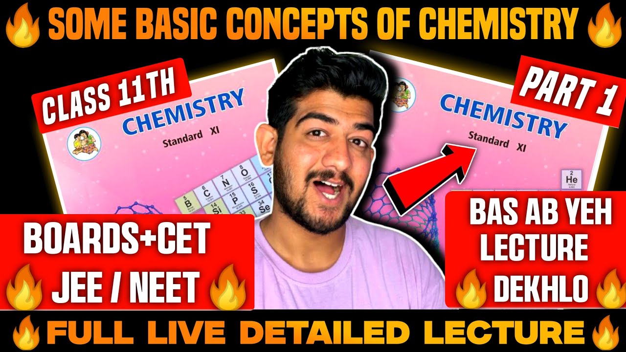 some basic concepts of chemistry class 11 one shot | MAHARASHTRA BOARD | PART 1 | 2024 - 2025