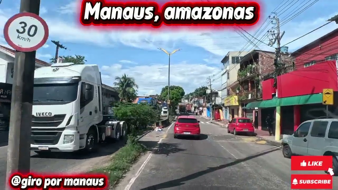 Cidade de Manaus, em vários pontos...