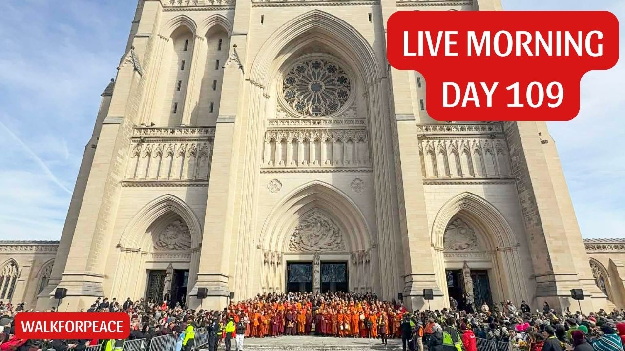 LIVE Peace Walk: GW University to the Peace Monument & Capitol Hill