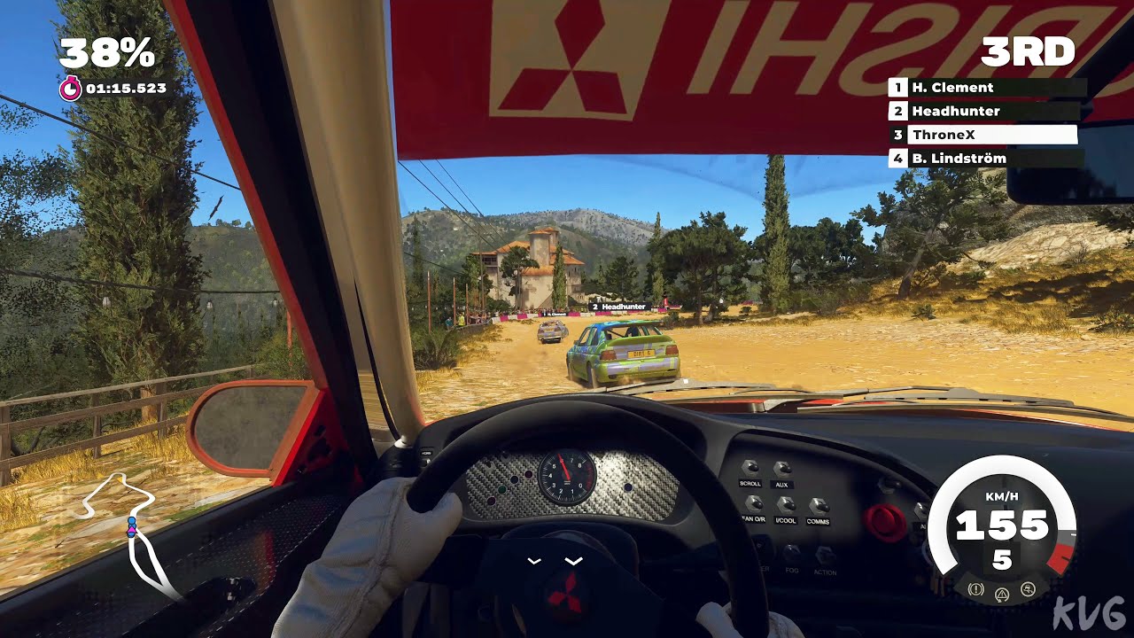DiRT 5 - Mitsubishi Lancer Evolution VI - Cockpit View Gameplay (PC UHD) [4K60FPS]