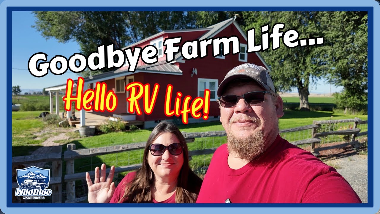 We SOLD our farmhouse and huge shop on 50 acres to LIVE Full Time in our Super C RV!