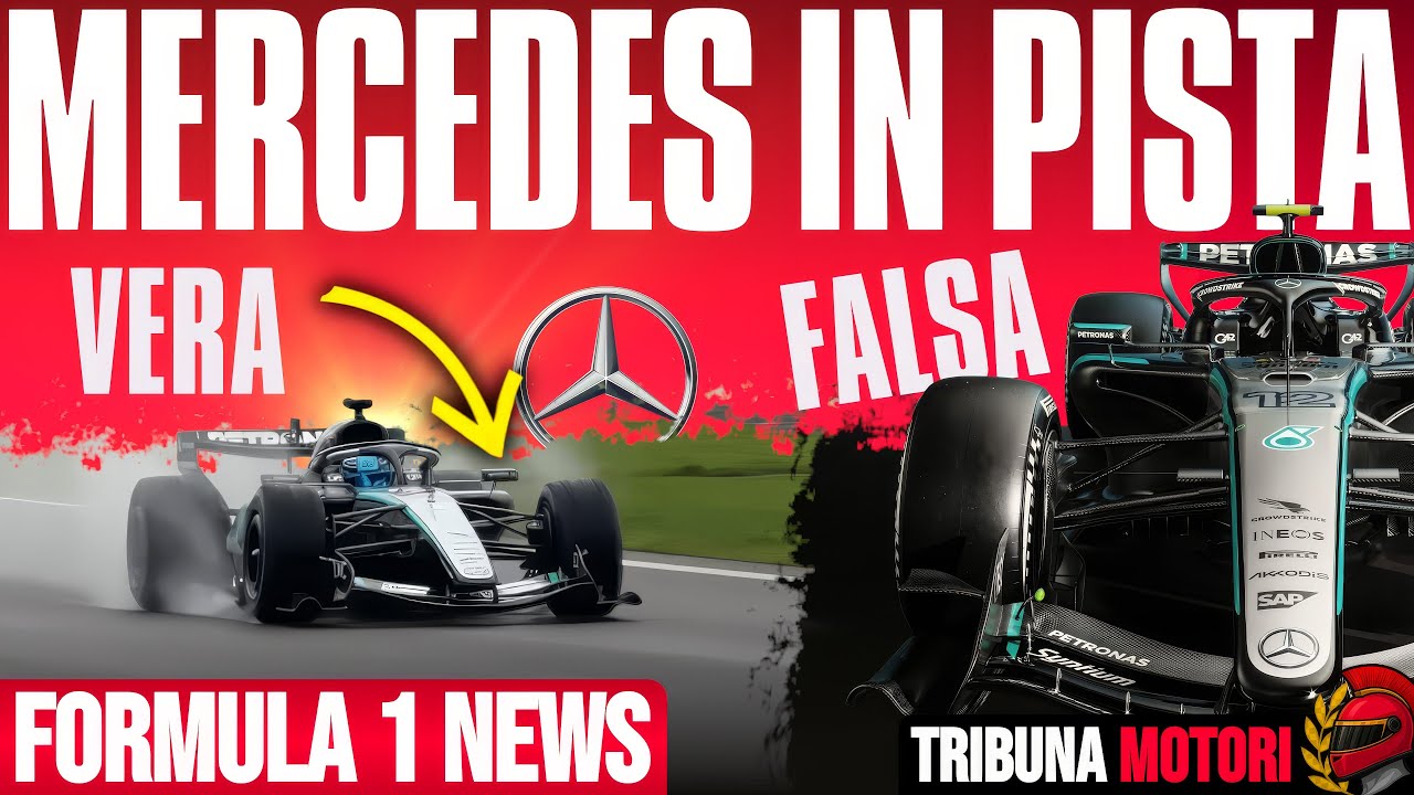 💣MERCEDES SCENDE IN PISTA! (diversa dai render⚠️⚠️) INFO FERRARI E NEWS!