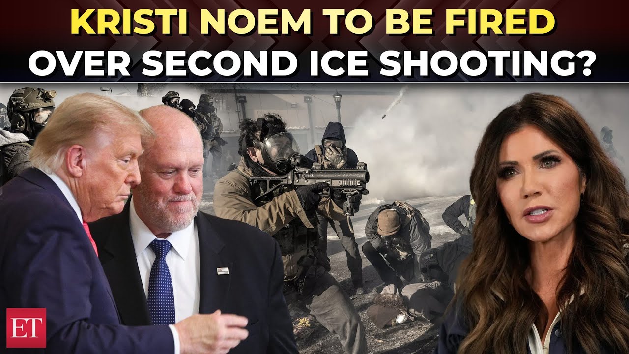 Trump to fire Noem over Minneapolis ICE shooting? Homan sent to Minnesota for 'damage control'