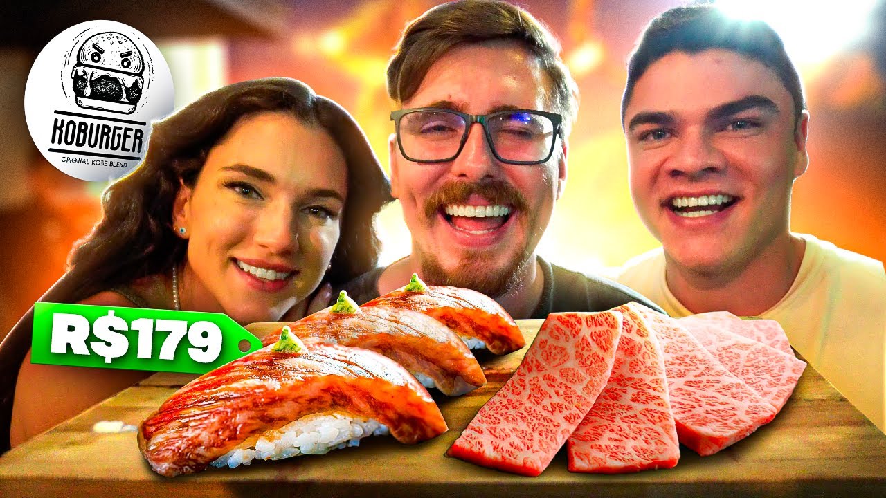 Primeiro Menu Degusta&ccedil;&atilde;o de Wagyu I Koburger