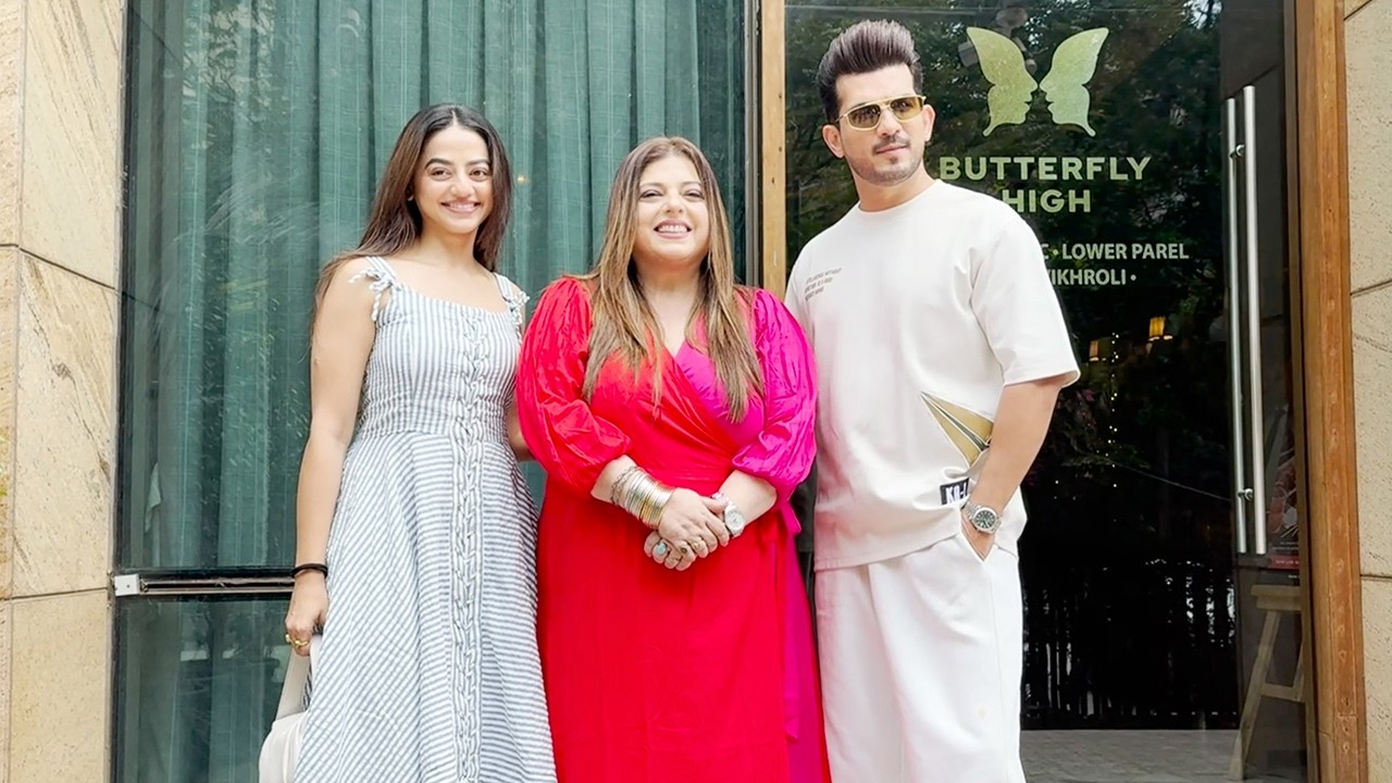 Arjun Bijlani & Helly Shah Spotted For The Shoot Of Delnaaz Irani Show &ldquo; Swaad Aur Sitaree Season 2&rdquo;