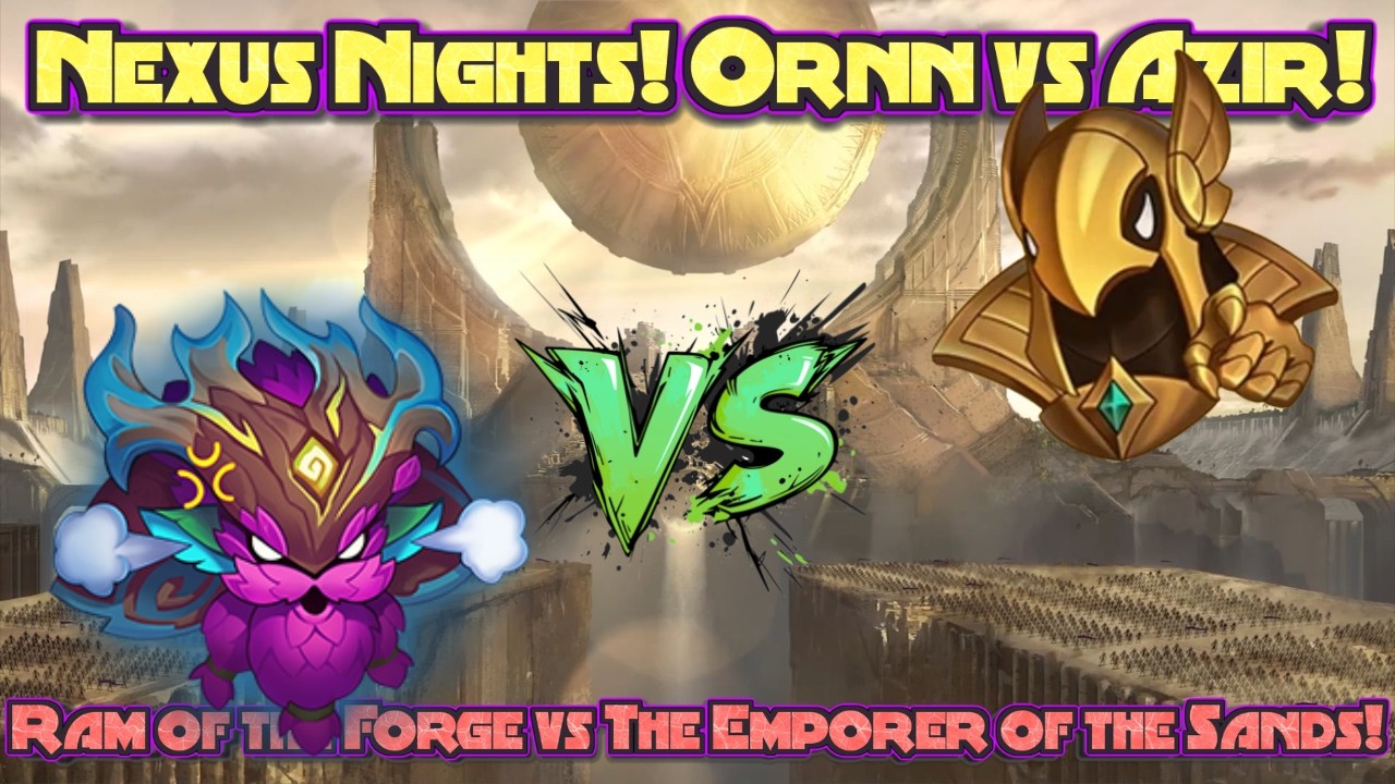 Riftbound, Spiritforged, Nexus Night, Azir vs Ornn! round 3!