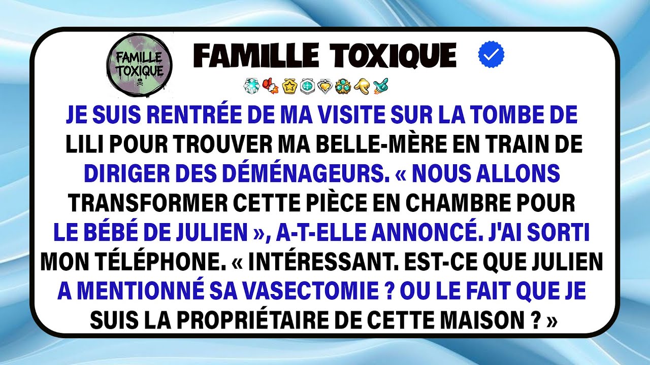 Je Raconte Comment Ma Belle-mère A Donné La Chambre De Ma Fille Décédée Pendant Mon Absence.